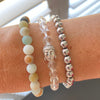 Amazoniet armband en Crystal Buddha Ibiza armbandje