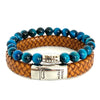 Sea Blue Tiger Eye Ibiza set