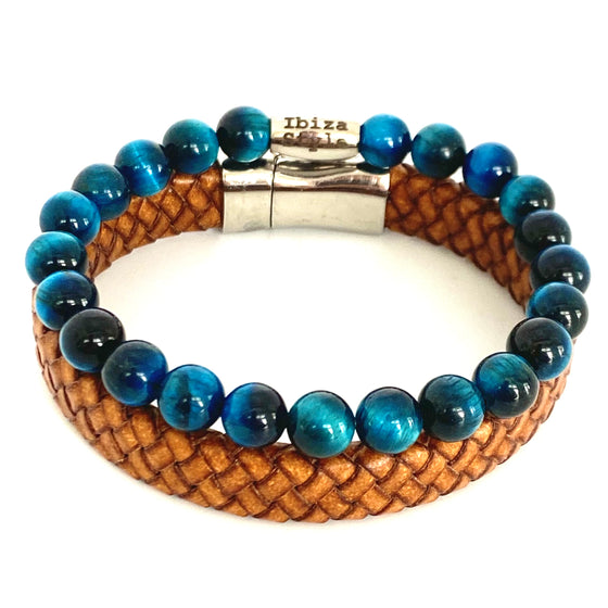 Sea Blue Tiger Eye Ibiza set