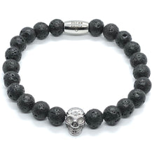  Lava armband met Skull