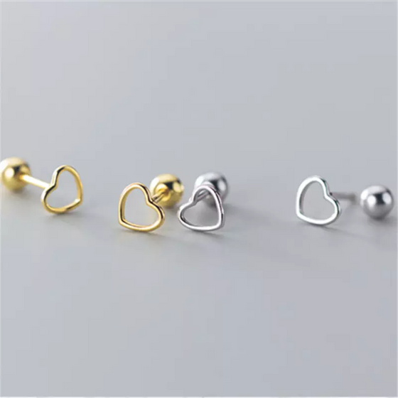 Love Heart studs