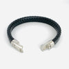 Zwarte armband leer